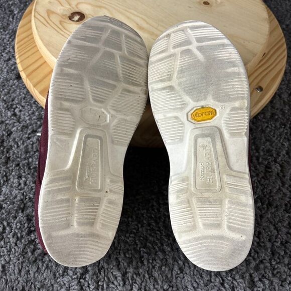 Samuel Hubbard Derby Mens 7.5 Red Suede Vibram Oxford Shoes Made in Portugal - Picture 11 of 11